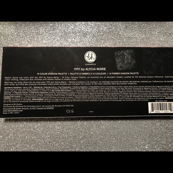 BNIB! BH Cosmetics 1991 Eyeshadow Palette 🎨 - Picture 9 of 9